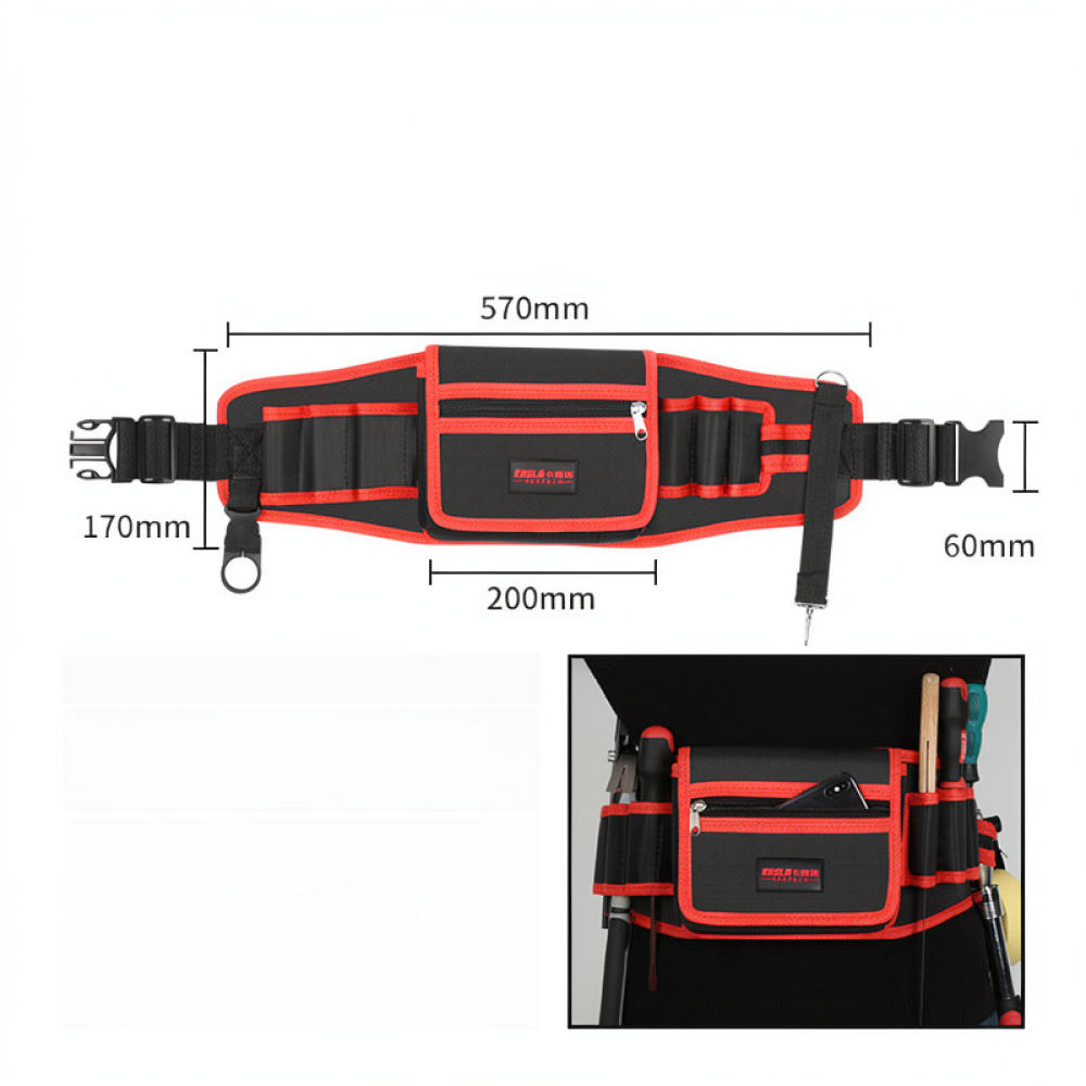 Wear Resistant Tool Waist Pouc - Heavy Equipment Electrician review and price