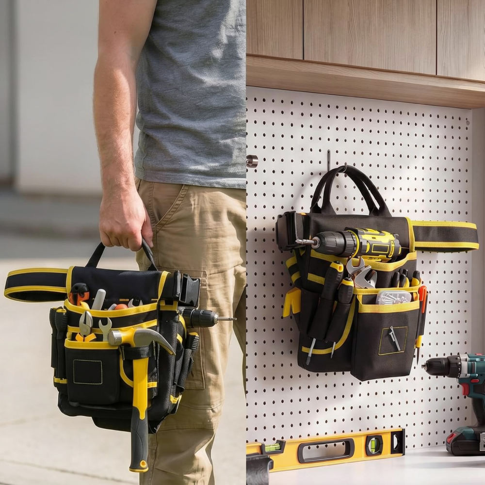 Heavy Duty Tool Organizer Pouc - Heavy Equipment Electrician review and price